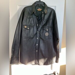 Harley Davidson leather shirt XL